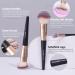 Professional 18-Piece Maange Makeup Brush Set - Premium Synthetic Foundation Blending Powder & Eyeshadow Brushes in Gold | International Shipping Available - Buy Online on GoSupps.com