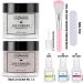 Lofuanna Dip Powder Nail Starter Kit - Glitter Set | 9Pcs Dip Powder Set for DIY French Nail Art Manicure | Base Top Coat Activator Included | No UV/LED Needed | Beginners Friendly - Buy Online on GoSupps.com