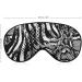 Buy Adjustable White & Black Leopard Print Sleep Mask for Women - Comfortable Eye Shades with Elastic Strap - International Shipping Available - Buy Online on GoSupps.com