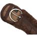 Equinate Western Moon Belt - Anatomical Lambskin Saddle Strap | Short Western Belt | 65-90 cm | Brown & Black Options - Buy Online on GoSupps.com