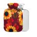 Sunflower Hot Water Bottle with Cover 2L Large Hot Water Bag for Pain Relief Back Pain Heat Cold Therapy