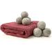 8 Pack Dark Wool Dryer Balls Wool Dryer Balls Reusable Natural Fabric Softener Organic Dryer Sheets for Laundry Cut Energy Costs - Buy Online on GoSupps.com