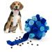 Larimuer sniffing ball for dogs sniffing car sniffing toys interactive dog toys portable pets snuffle ball toy for small medium -sized dogs pet (blue)