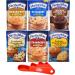 Martha White Muffin Mix Variety Banana Nut, Blueberry, Chocolate Chocolate Chip, Blueberry Cheesecake, Strawberry, Lemon Poppy with By The Cup Swivel Spoons With Banana Nut