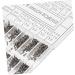 Lurrose 3 Sets Stainless Steel Screw Accessories for Glasses & Sunglasses | Professional Frameless Glasses Repair Kit - Durable & Versatile - Buy Online on GoSupps.com