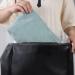 Blue Corduroy Makeup Bag | Mini Cosmetic Toiletry Bag for Women and Girls - Buy Online on GoSupps.com