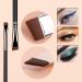 KINGMAS Premium Angled Eyeliner Brush Set - 7 Piece Gel Eye Liner Makeup Brushes for Women Girls - Black - Buy Online on GoSupps.com