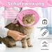 Fanshionstide Adjustable Anti-Bite Cat Collar - Soft Protective Halskrause for Cats & Puppies (Pink) - Perfect for Post-Surgery & Injury Recovery - Buy Online on GoSupps.com