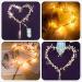 KIPETTO Love Heart Pearls LED Cake Topper | Perfect for Birthday Wedding Anniversary & Party Decorations - Buy Online on GoSupps.com
