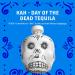 KAH Tequila Blanco - Day of the Dead Decorated White Bottle - 100% Blue - 40% vol 70 cl (700ml / 0.7 Litre) + Agave Lemon Tonic Water- 200mlx24 Tonic Water Bottles - Buy Online on GoSupps.com