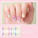 Multicolor Sticker Full Cover Wrap Self Adhesive Manicure Decoration Strip Fashion Sticker Set Ze0452 - Buy Online on GoSupps.com