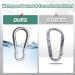 Pixel Panda Upgraded D Handle Cable Attachment Set | Sturdy Gym Equipment for 600lb Weight Capacity | 4pcs Carabiner Included - Buy Online on GoSupps.com