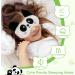 Cooling Eye Mask Set - Cute Animal Plush Sleep Mask for Women - Soft Blindfold & Eye Compress for Spa Travel & Refreshment - White Panda Design - Buy Online on GoSupps.com