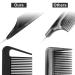 12-Piece Carbon Fiber and Stainless Steel Hair Parting Comb Set for Braids and Styling - Black - Buy Online on GoSupps.com