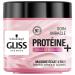 Schwarzkopf - Gliss - Miracle Radiance Treatment Mask 4 in 1 - Damaged and colored hair - Hair care - 96% ingredients of natural origin - 400ml jar