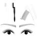 Sibba Folding Eyelash Comb 2PCS - Metal Teeth Separator Curler Steel Mascara Brush Grooming Tools for Eyelashes & Eyebrows - Black & Transparent - Buy Online on GoSupps.com