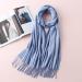 Buy Sky Blue Winter Scarf for Women - Versatile Wrap Cape & Triangle Scarf - Multi-Purpose Casual Winding Scarf - International Shipping Available - Buy Online on GoSupps.com