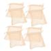 FRCOLOR 32 Pcs Soap Storage Bag Soap Exfoliating Bag Soap Bag Soap Mesh Bags Exfoliating Soap Bar Vibrant Pouches Bubble Makers Exfoliating Bar Soap Bubbling Bags Cotton Linen Sachet Grid 14x9.5x0.5cmx4pcs Assorted Colorx4pcs