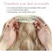Secret Hair Extensions 12 Inch Bleach Blonde Invisible Wire Synthetic Hair Pieces for Women - Natural Wavy Hair Extension - Buy Online on GoSupps.com