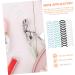 FRCOLOR 160 Pcs Eyelash Curler Set - Strip Lashes Curling Clips & Silicone Cushions for Perfect Eyelash Beauty | International Shipping Available - Buy Online on GoSupps.com