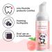 Peach Kids Foam Toothpaste | Low Fluoride | U-Shaped Toothbrush | Anticavity | Toddler & Children's Teeth Cleaning - Buy Online on GoSupps.com