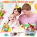Baby Toys Set: 3 High Chair Suction Rattle & Sensory Development Tray - Ages 6-12 Months to 2 Years - Buy Online on GoSupps.com