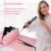 Travel Hair Tools Bag with Silicone Heat Mat Portable 2 in 1 Organizer for Flat Irons Curling Irons & Hair Dryers Essential Travel Accessories for Women (Pink - Buy Online on GoSupps.com