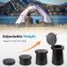 TRIPTIPS Upgrade XXL Retractable Portable Camping Toilet - Height Adjustable, Foldable & Collapsible Stool for Adults and Kids - Buy Online on GoSupps.com