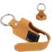 VINGVO Asthma Inhaler Holder - 2pcs Portable PU Leather Case with Carabiner Clip (Turmeric) | Safe & Stylish Inhaler Carrying Solution - Buy Online on GoSupps.com