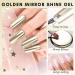 Makartt Chrome Nail Polish Gel: Gold and Silver Metallic - Nail Art Design 3d Hard Liner Paint - Quick Dry 30s Under UV - Buy Online on GoSupps.com