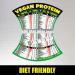 Vegan Protein Cheat Sheet Magnet - Plant Based Diet Muscle Building Guide - A Healthy Nutrition Reference for Vegetarian and Vegan Diets - Buy Online on GoSupps.com