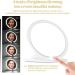 SHEGINEL Travel Makeup Mirror with LED Light, Rechargeable, 4 Brightness Levels, 180 Rotation - 7.5 inches - Buy Online on GoSupps.com
