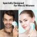 Portable Rechargeable Facial Cleansing Brush with 4 Brush Heads - Waterproof Electric Exfoliator for Deep Cleansing & Massaging | Ideal for Men & Women - Buy Online on GoSupps.com