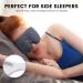 AILE Sleep Eye Mask - 100% Light-Blocking 3D Contoured Design for Back & Side Sleepers Zero Eye Pressure Breathable Soft Comfort (Light Blue - Buy Online on GoSupps.com