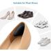 Clundoo Anti-Slip Heel Cushions - 8 Pieces (4 Pairs) Self-Adhesive for Big Shoes Blister Prevention for Leather & High Heels - Buy Online on GoSupps.com