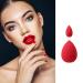 T4B KASH KI Red Teardrop-Shaped 2-Piece Makeup Sponge Set - Latex-Free Standard & Mini for Perfect Concealer Application | International Shipping Available - Buy Online on GoSupps.com