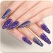 Gel Nail Strips Gel Nail Stickers - 20 Stickers Gel Nail Wraps Soft Self Upgrade Full-Cured Gel Nail Strips Adhesive Gel Nail Stickers Lasting for 15 Days Gel Nail Strips No Need UV/LED Lam(37-Blue) - Buy Online on GoSupps.com