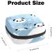GIAPB Sanitary Napkin Storage Bag | Period Pouch & Makeup Bag | Panda Blue Pattern - Buy Online on GoSupps.com