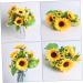 Warmhm 2 Pcs Simulated Sunflower House Ornaments Fake Sunflower Branches Fake Silk Sunflower Silk Sunflower Bouquet Fake Sunflowers Fake Yellow Flowers Silk Cloth At Home Spring Yellowx2pcs 33X25CMx2pcs - Buy Online on GoSupps.com
