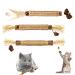 Altcompluser catnip sticks (3 pieces) cats dental care toys causes for cats dental chewing sticks help with tartar & bad breath healthy hygiene dental care (style 3)