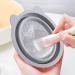 Makeup Brush Cleaner Bowl | Bear Ears Collapsible Silicone Cleaner Mat Portable Washing Tool for Makeup Sponge Small Cleaner Pad for Powder Puff grey - Buy Online on GoSupps.com