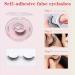 Fluffy Natural Look Reusable Self Adhesive False Eyelashes - Waterproof & Easy to Apply | No Glue Needed | Perfect Gift for Women & Girls - Buy Online on GoSupps.com