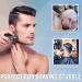CHIN Professional Electric Bald Head Shaver with Travel Case and Beard Trimmer Kit - Rechargeable & Cordless Razor in Black - Buy Online on GoSupps.com