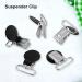 10pcs 25mm Black Pacifier Suspender Clips - Durable Holder for Baby Braces | International Shipping Available - Buy Online on GoSupps.com