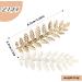 Miaija 6Pieces Leaves Hair Clips Gold Metal Vintage Roman Goddess Headdress Women Hair Barrettes Accessories for Wedding Party - Buy Online on GoSupps.com