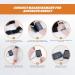 Automatic Blood Pressure Monitor with Extra Large Screen & Adjustable Cuff - 2 Users, 999 Sets Memory - LED Backlit Display - Includes Charging Cord (Black) - Buy Online on GoSupps.com