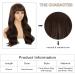 FAELBATY Long Brown Curly Wave Wig with Bangs - 26 Synthetic Cosplay Wig for Women - Buy Online on GoSupps.com
