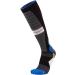 Merino Wool Compression Ski Socks - Thermal Warm Socks for Skiing & Snowboarding - OTC 1 Pair, Black/Blue, Medium - Buy Online on GoSupps.com
