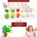 Kids Paint by Numbers Kit - 4 Pack | Beginner DIY Cartoon Painting Set for Ages 4-8 | Acrylic Watercolor Numbers Canvas Art for Home Decor - Buy Online on GoSupps.com