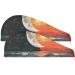 Sun Moon Hair Towel 2 Pack - Super Absorbent Quick Dry Hair Turbans for Women & Girls | Ideal Hair Drying Solution - Buy Online on GoSupps.com